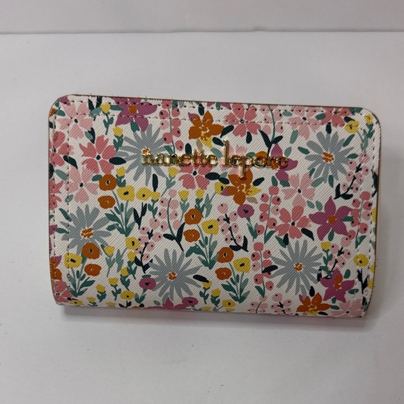 Nanette Lepore Handbags - Nanette Lepore Floral Wallet - Pink and Yellow